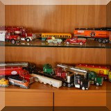 Y08. Toy trucks. 